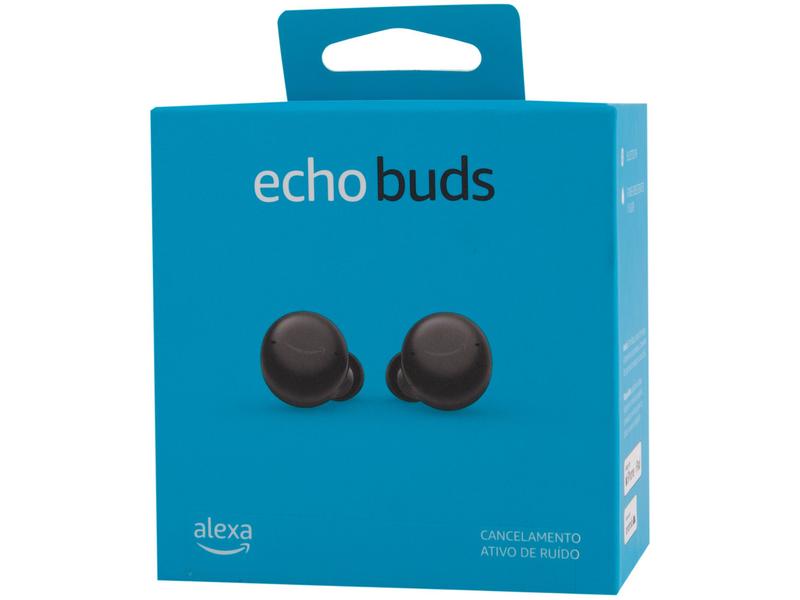 Fone de Ouvido Sem Fio Echo Buds Amazon, Bluetooth 5.0, com